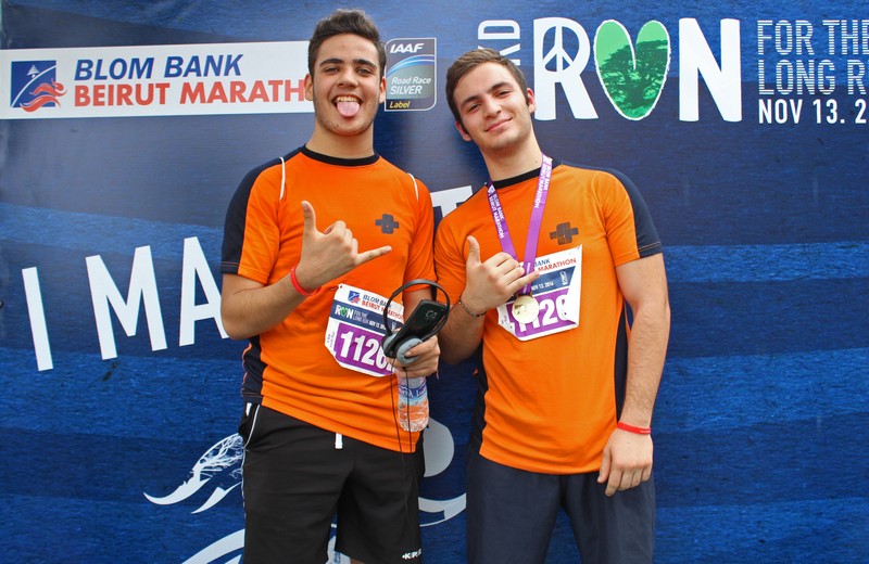 BLOM BANK Photobooth at the BLOM BANK Beirut Marathon